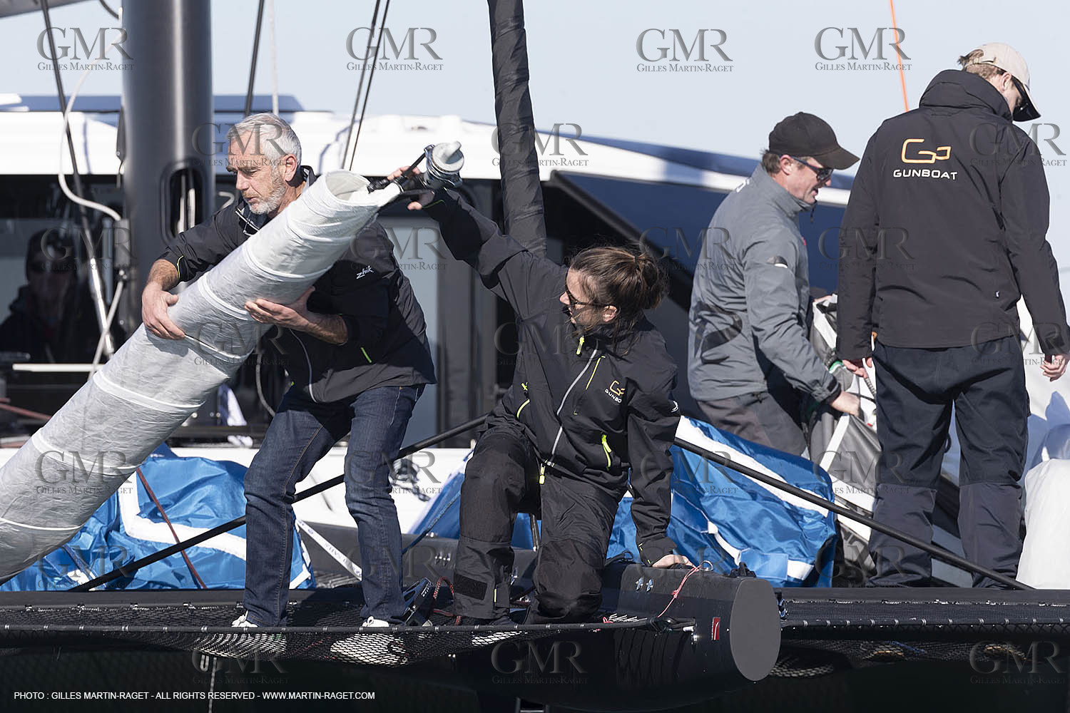 05 02 2019, La Grande Motte (FRA,34), Gunboat 68 sail testing  2