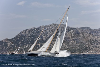Sailing, Classic yachts, Voiles Vieux Port 2009, Marseille (FRA)