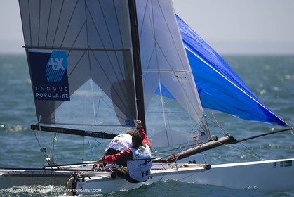 04-07-07 - ISAF SAILING WORLD CHAMPIONSHIPS - CASCAIS 2007 - DAY 1 - classe Tornado - FRANCE - Guichard-Guyader