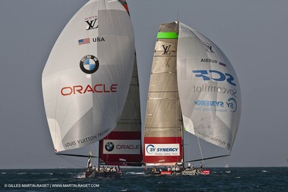 16 11 2010 - Dubai (UAE) - Dubai Louis Vuitton Trophy -  BMW ORACLE Racing Vs Synergy