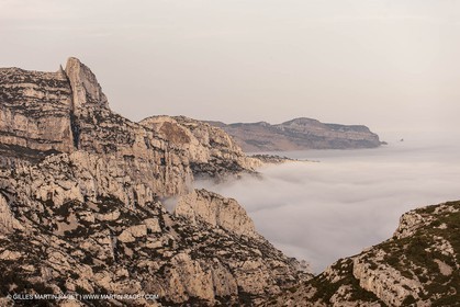 18 07 2012 -Marseille (FRA ) - The Calanques - Unusual foggy conditions