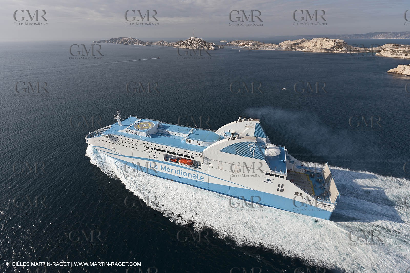 14 01 2012 - Marseille (FRA,13) - La Meridionale shipping company - the Piana off Marseille and the Calanques