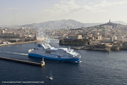 14 01 2012 - Marseille (FRA,13) - La Meridionale shipping company - the Piana off Marseille and the Calanques
