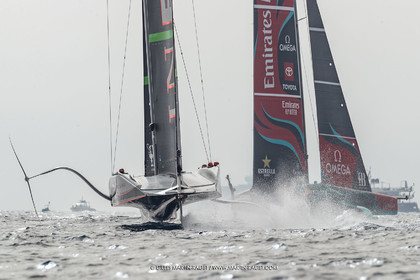 14 10 2024, Barcelona (ESP), Louis Vuitton 37th America's Cup, Final Match, Race Day 3, Raace 4