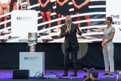 13 10 2024, Barcelona (ESP), Louis Vuitton 37th America's Cup, Final Match, Race Day 2, Puig Women America's Cup Prizegving