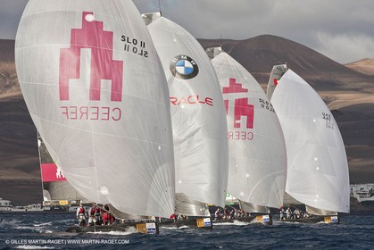 09 12 2008 - Puerto Calero (Lanzarote, Islas Canarias, ESP)  - RC 44 World Championsship - RC 44 Puerto Calero Gold Cup - Training
