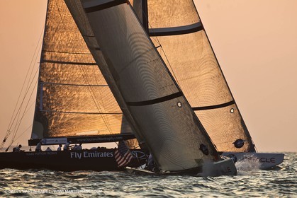 14 11 2010 - Dubai (UAE) - Dubai Louis Vuitton Trophy -  BMW ORACLE Racing - Race Day 1