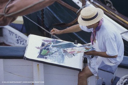 Voile, Croisière, Personnages