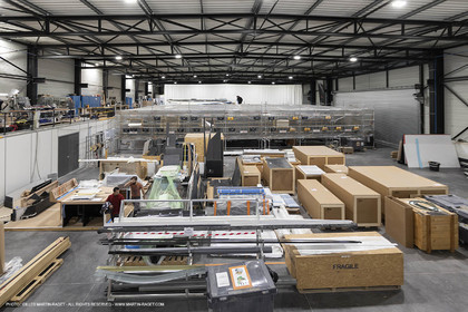 29 10 2018, La Grande Motte (FRA,30), Chantier Gunboat, construction du Gunboat 68