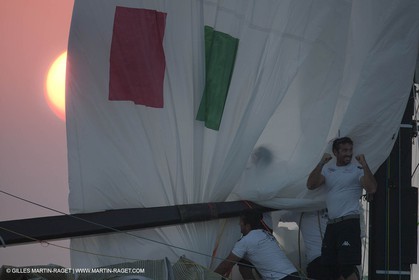 25 11 2010 - Dubai (UAE) - Dubai Louis Vuitton Trophy -  BMW ORACLE Racing Fleet races