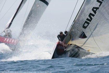 7 05 2007-Valencia (Spain)- 32nd America's Cup - Louis Vuitton Cup - RR2 - Day 9 - BMW ORACLE Racing