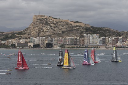 11 10 2014, Alicante (ESP), Volvo Ocean Race 2014-15, Team Alvimedica