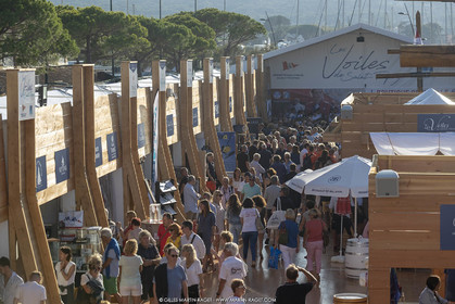 29 09 2018, Saint-Tropez (FRA,83), Voiles de Saint-Tropez 2019, Arrival Cannes-Saint-Tropez and trainings, inauguration du village