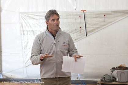 15 11 2009 - San Diego (USA, CA) - 33rd America's Cup - BMW ORACLE Racing - Wing trials, Day 4