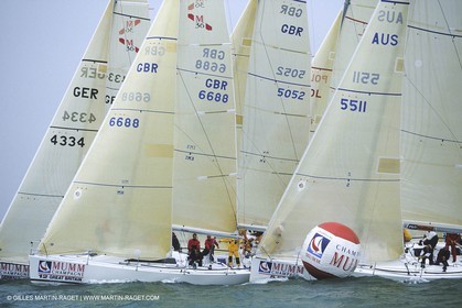 Sailing, Yacht Racing, Admiral's Cup, Cowes Week, Cowes (UK, IOW)
