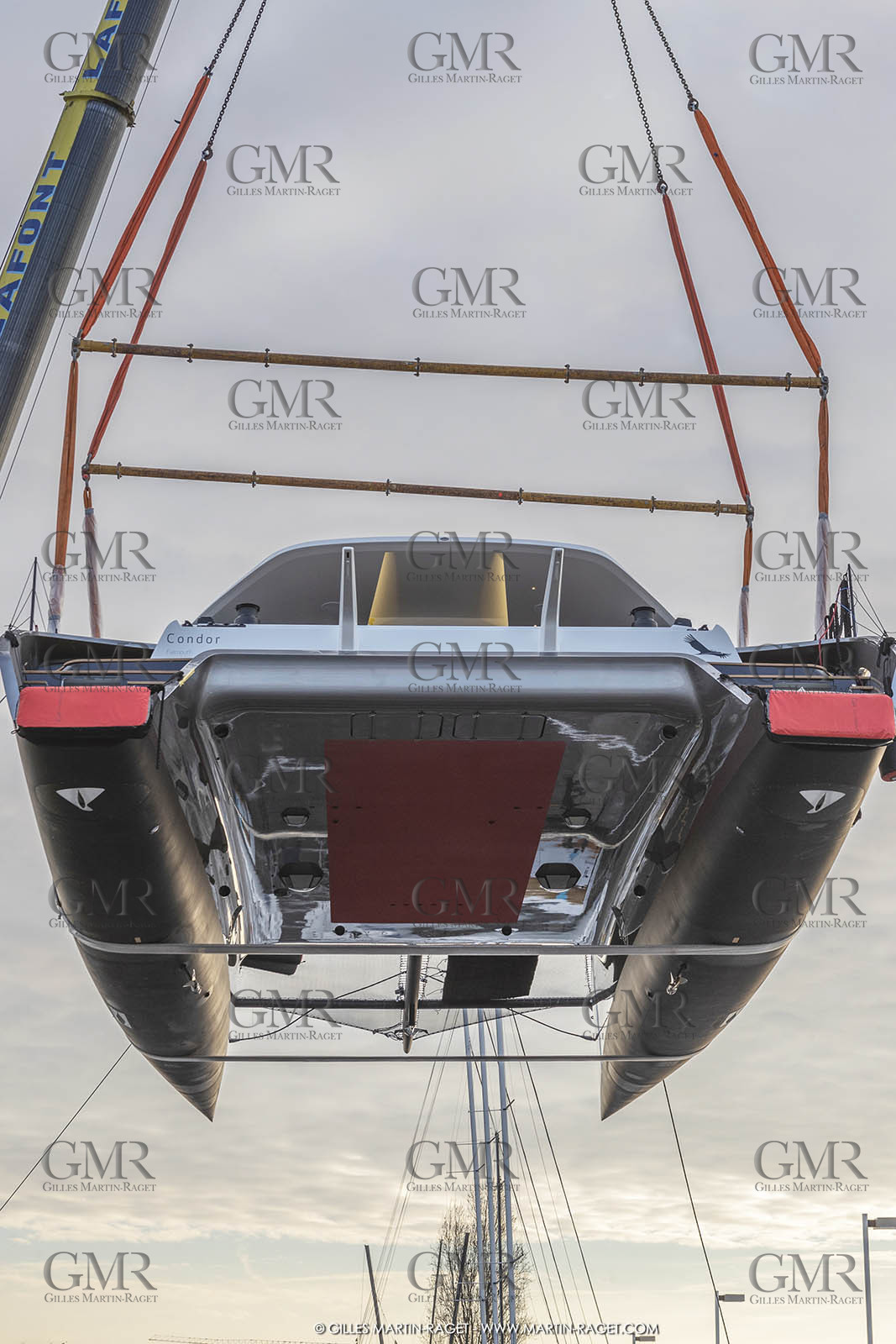 17 01 2018, La Grande Motte (FRA), Gunboat 68  1 launch