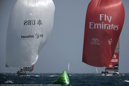 29 06 2007-Valencia (Spain)- 32nd America's Cup - Final Match - Day 5 - Alinghi vs Emirates Team New Zealand