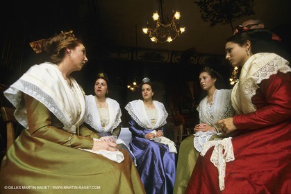 France, Provence, Traditionnal costume from Arles