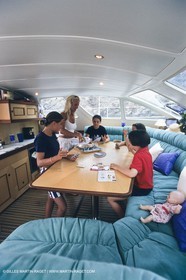 Sailing, cruising, children onboard
