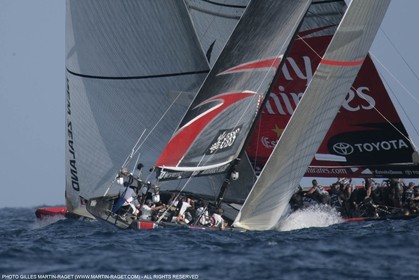 26 06 2007-Valencia (Spain)- 32nd America's Cup - Final Match - Day 3 - Alinghi vs Emirates Team New Zealand