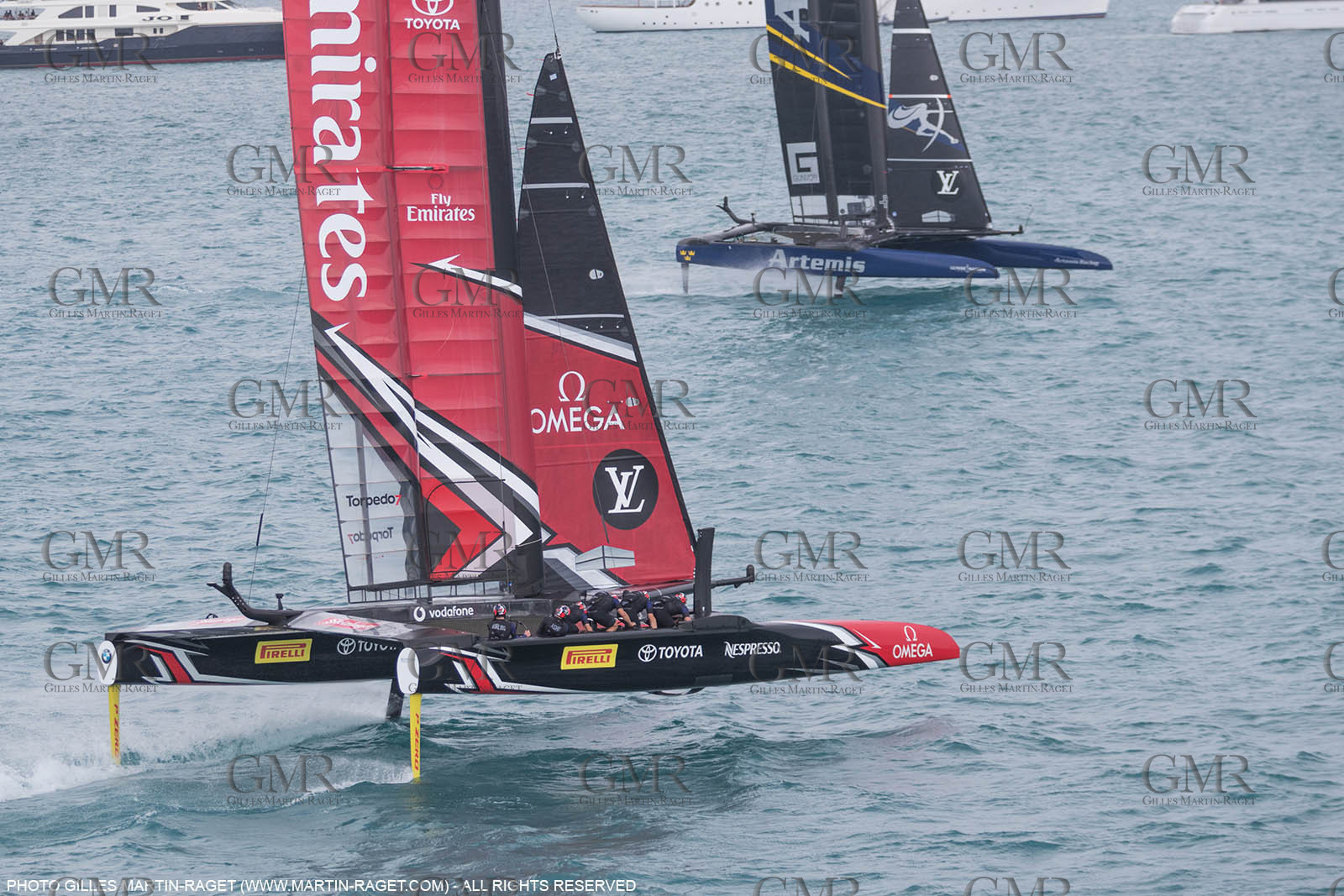 10 06 2017 - Bermuda (BDA) - 35th America's Cup Bermuda 2017 - Louis Vuitton America's Cup Challenger Playoffs final, Day 1