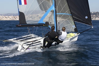 21 03 2013 - Marseille (FRA,13) - Essai du 49er FX