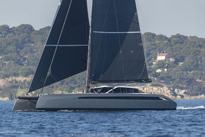 16 02 2019, Porquerolles (FRA,83), Gunboat 68 sail testing  3
