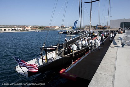 18 05 2010 - La Maddalena (ITA, Sardinia) Louis Vuitton Trophy - BMW ORACLE Racing - Training