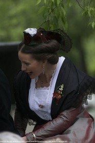 01 05 2015, Arles (FRA,13), Fête des gardians, Elodie Porracchia, démoiselle d'honneur
