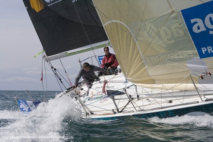 27 03 08- La Grande Motte- (FRA,34) Transat AG2R 2008- Jean-Paul Mouren- Laurent Pellecuer
