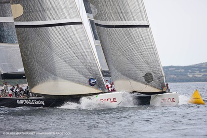 19 05 2010 - La Maddalena (ITA, Sardinia) Louis Vuitton Trophy - BMW ORACLE Racing - Training
