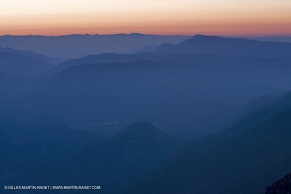 01 09 2007 - Mount Ventoux summit - view toward north and east with Haute Provence and south Alps (Oisans chain)