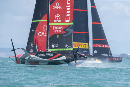 12 01 2021, Auckland (NZL), 36th America's Cup, Practice Racing