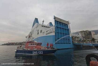 01-31-12   Marseilles (FRA,13) Bastia (FRA,Corsica)   Launching cruising trip and Christening ceremony of PIANA, last ferry ship from La Meridionale