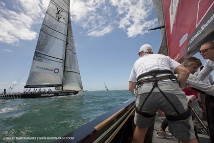29 01 2009 - Auckland (NZL) - Louis Vuitton Pacific Series - BMW ORACLE Racing - Training