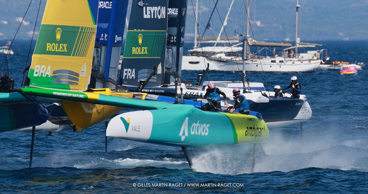 10 09 2025, Saint-Tropez,(FRA), Rockwool SailGP France Saint-Tropez, Race Day 1