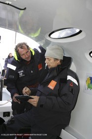 Orange II  - 2005 Jules Verne Trophy - Training in Bay of Biscay -Caraes-Nilson-