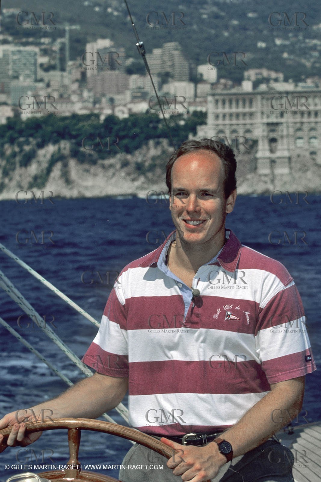 May 1996 - Cannes (FRA, 06) Albert of Monaco Steering 12 m