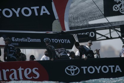 26 06 2007-Valencia (Spain)- 32nd America's Cup - Final Match - Day 3 - Alinghi vs Emirates Team New Zealand