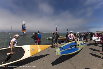 31 08 2013 - San Francisco (USA,CA) - 34th America's Cup - AC Open - Stand Up Paddle
