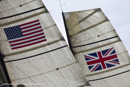 02 08 2010 - Cowes (UK, IOW) -  The 1851 Cup -  BMW ORACLE Racing - Training Day