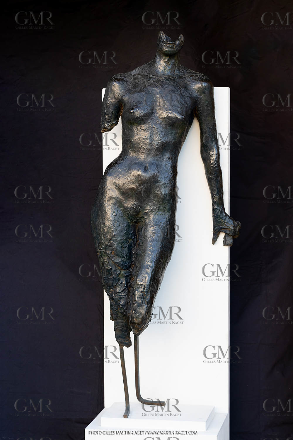 05 01 2023, Arles (FRA, 13), Oeuvre de Germaine Richier, Torse II, 1941, Epreuve d'exposition