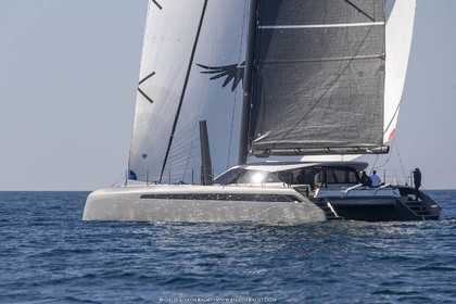 16 02 2019, Porquerolles (FRA,83), Gunboat 68 sail testing  3