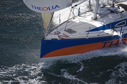 06-26-2007 - FIGARO II - THEOLIA - Skipper : Robert Nagy - Training off Marseille (south France) with strong wind conditions