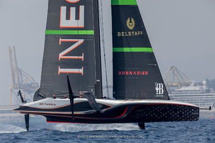 24 08 2024, Barcelona (ESP), Louis Vuitton 37th America's Cup, Louis Vuitton Prelilinary Regatta, Race Day 3
