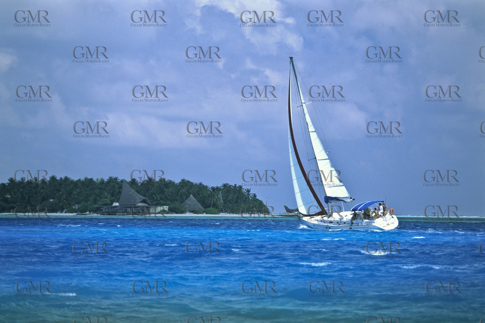 Cruising destination - Maldives islands -