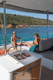 30 08 2018, Porto Vecchio (FRA, South Corsica) Chantier Fountaine-Pajot, Alegria 67