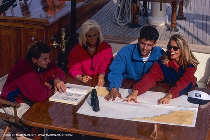 Sailing, cruising, people