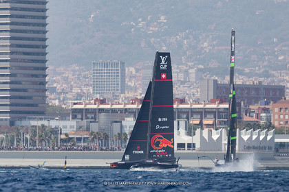 24 08 2024, Barcelona (ESP), Louis Vuitton 37th America's Cup, Louis Vuitton Prelilinary Regatta, Race Day 3