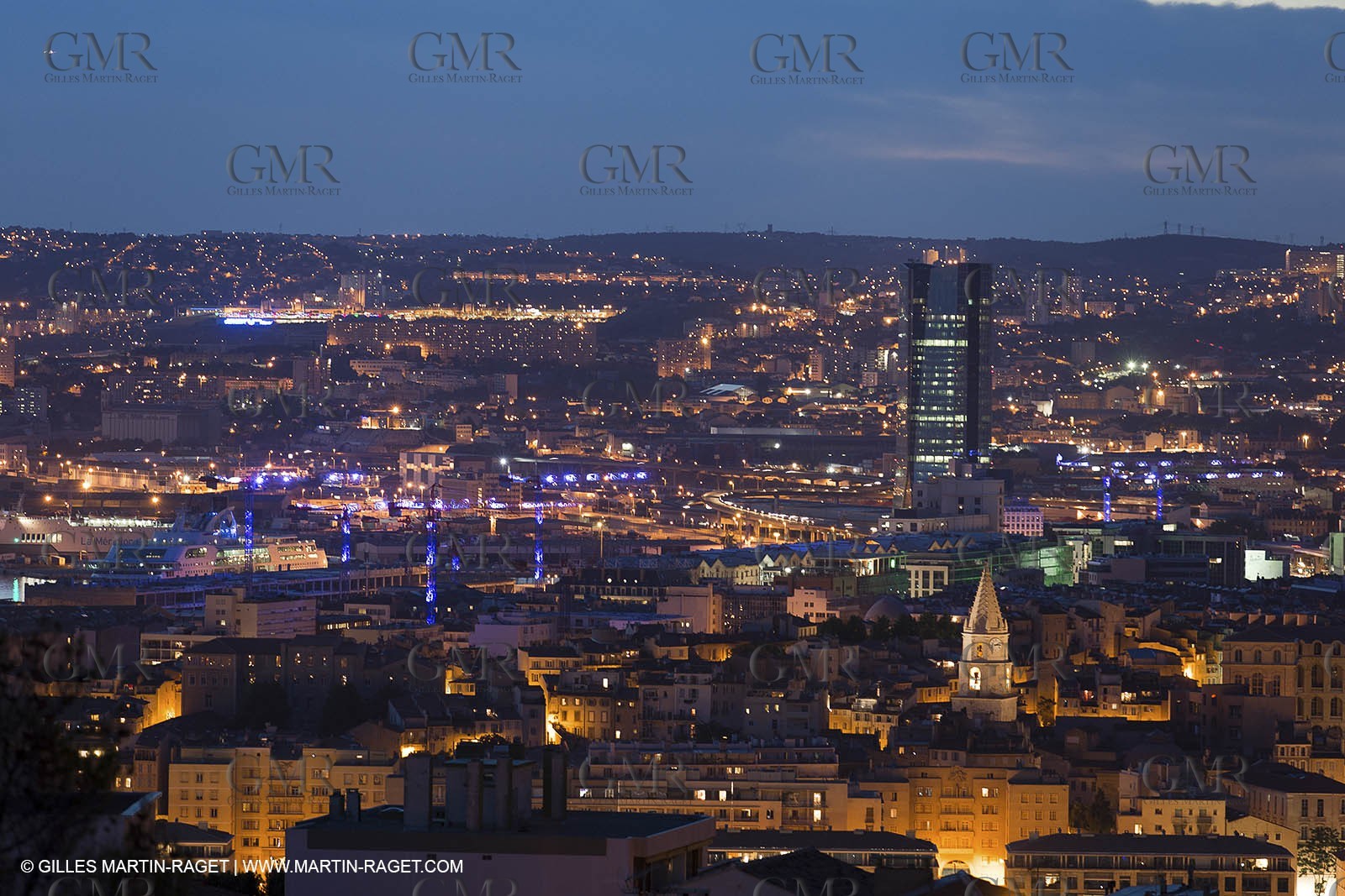 05 06 2012 - Marseille (FRA,13) - Norther neighborhoods, foreground Le Panier Neighborhood